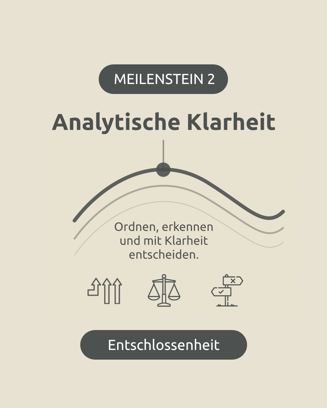 Ordnen, erkennen und mit Klarheit entscheiden.