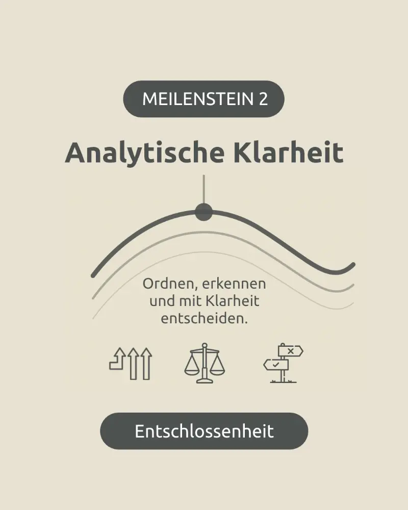 Ordnen, erkennen und mit Klarheit entscheiden.